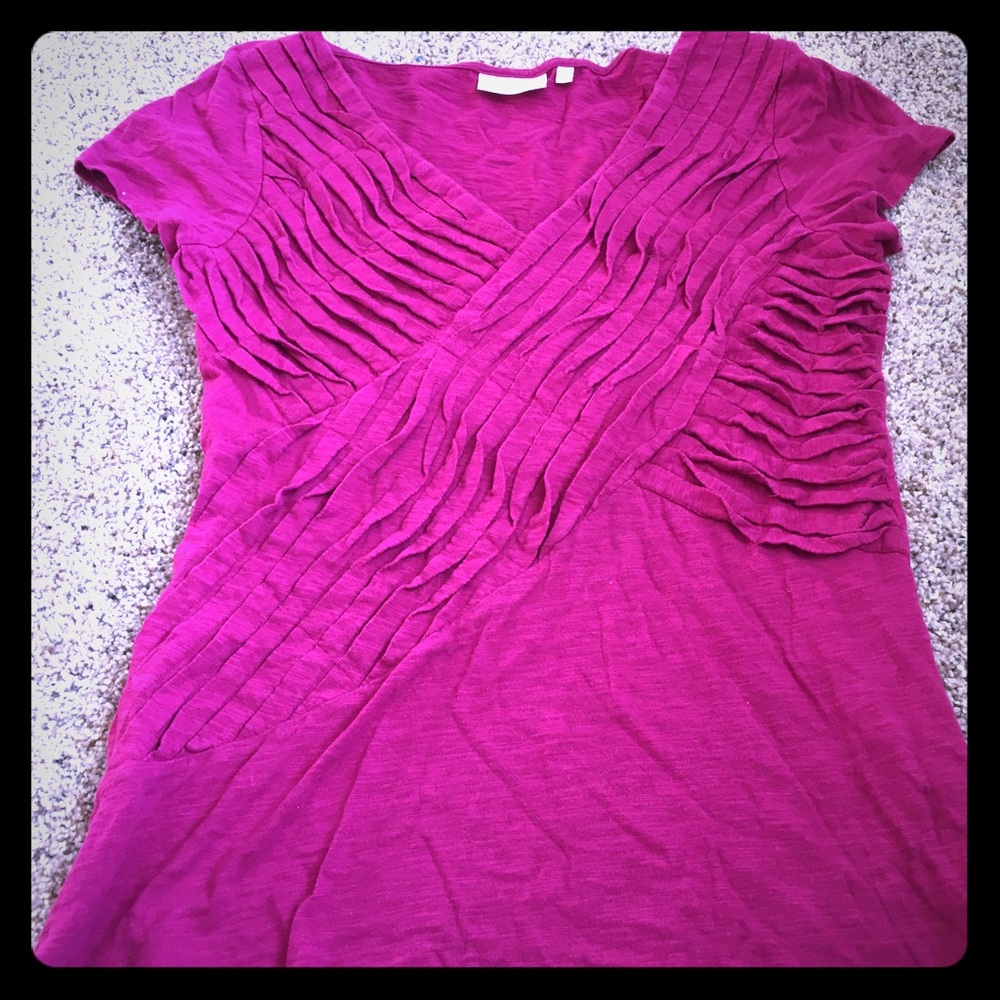 Anthropologie Deletta sz M V-neck shirt